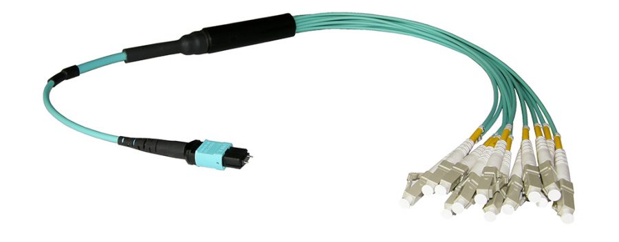 کابل ترانک فیبر نوری و کانکتور MPO